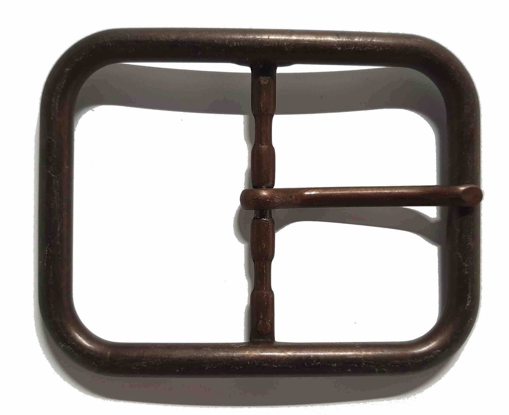 Boucle à barre centrale - Plaquage Cuivre Vieilli - 50 mm