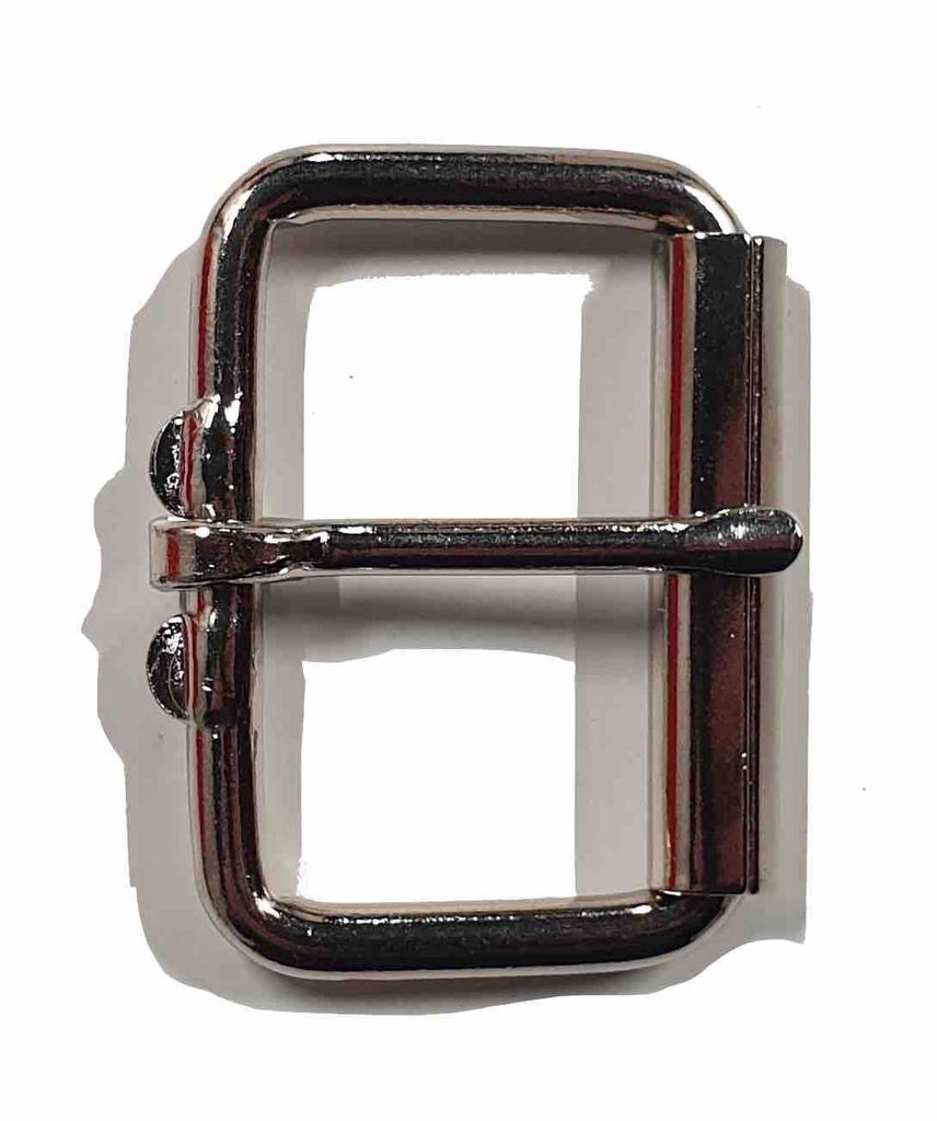 Boucle  à Rouleau -  Nickelée - 40 mm