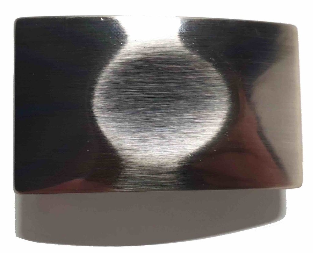 Boucle de ceinturon - Plaquage Métal Brillant  - 35 mm