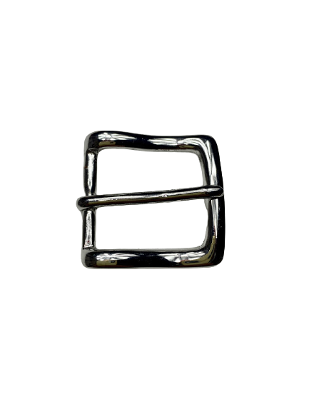 Boucle Laiton Massif - Argenté - 40mm