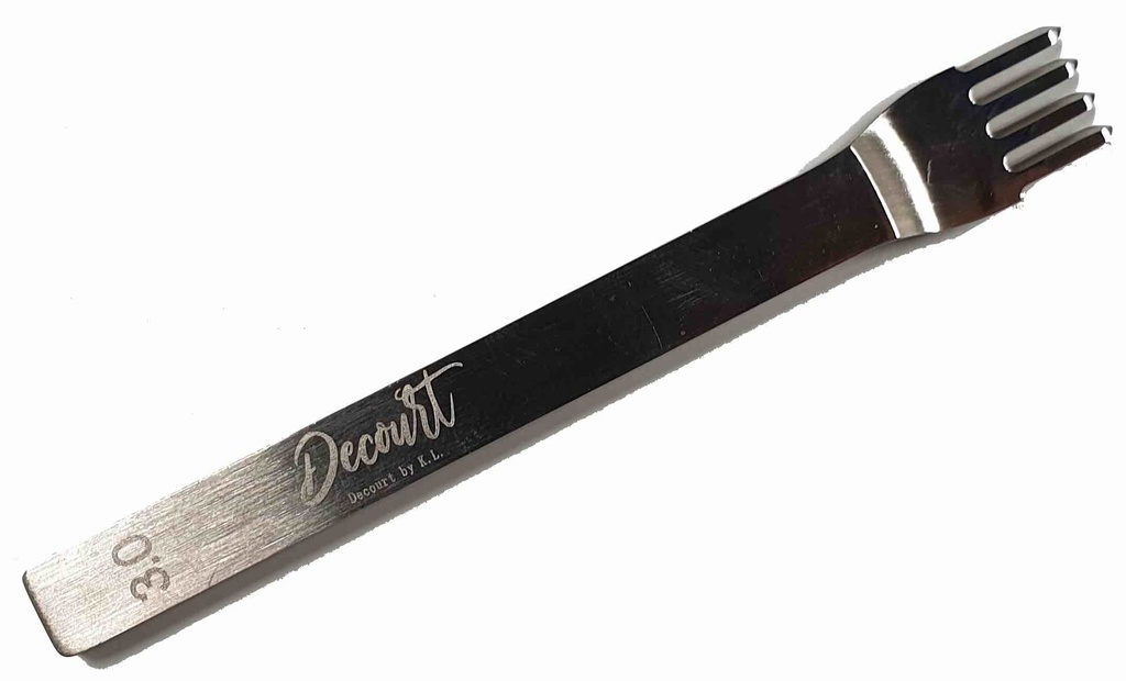 Griffe à Frapper Diamant " Decourt by KEVIN LEE "  - N°9 - 3 mm - 4 Dents