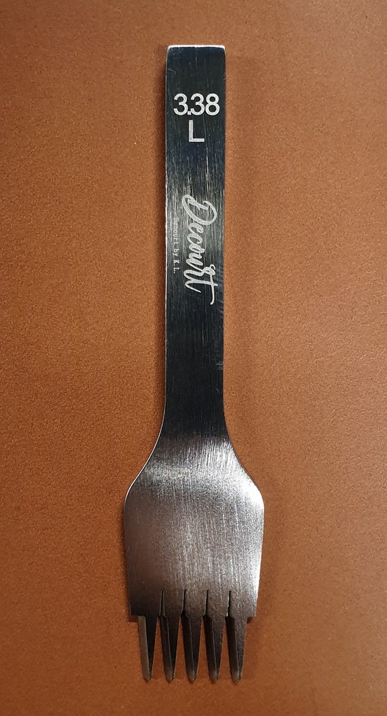 Griffe à Frapper - GAUCHER - Pricking " Decourt by KEVIN LEE " - 3,38 mm - 5 Dents