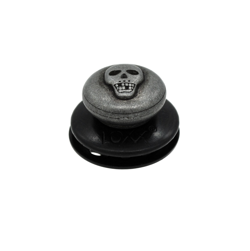 Tête - Loxx® - SKULL gun métal et base noire -