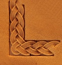 S.N. 251Y - COIN - Bordure tressage - Matoir à Frapper
