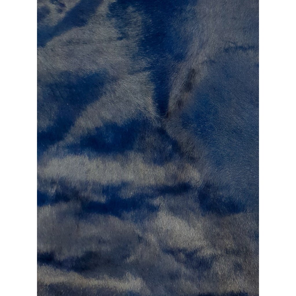 Vachette Fantaisie Poil Bleu - Épaisseur 2 mm