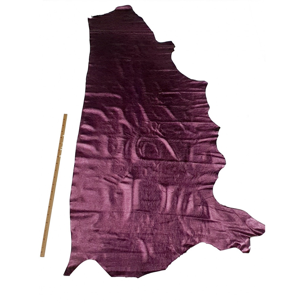 Veau fantaisie Violet Brillant - Épaisseur 1 mm