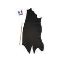 Veau Suportlo® - Lisse - Noir  - Épaisseur 2,2-2.5 mm