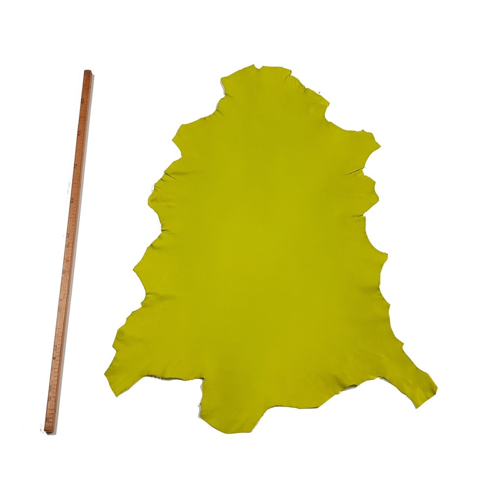Mouton Lisse Vert Anis - Épaisseur 1 mm