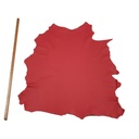 Mouton Lisse Rouge Corail - Épaisseur 0,6 mm