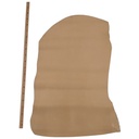 Porc Beige - Glacé-Épaisseur 0,8 mm