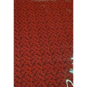 Vachette Fantaisie Vernis Rouge Motif Noir - Épaisseur 1 mm