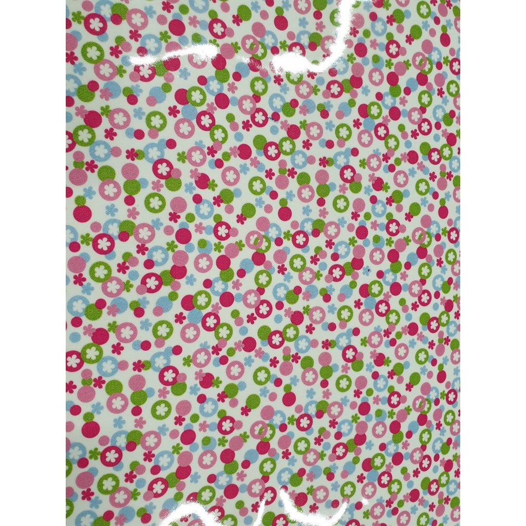 Vachette Fantaisie Vernis - Motifs Multicolores - Épaisseur 1 mm