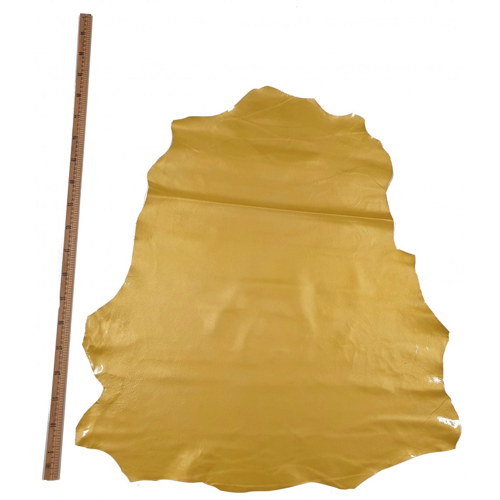 Mouton Fantaisie Vernis Jaune - Épaisseur 0,8 mm
