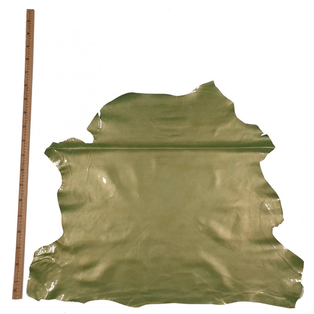Mouton Fantaisie Vernis Vert - Épaisseur 0,8 mm