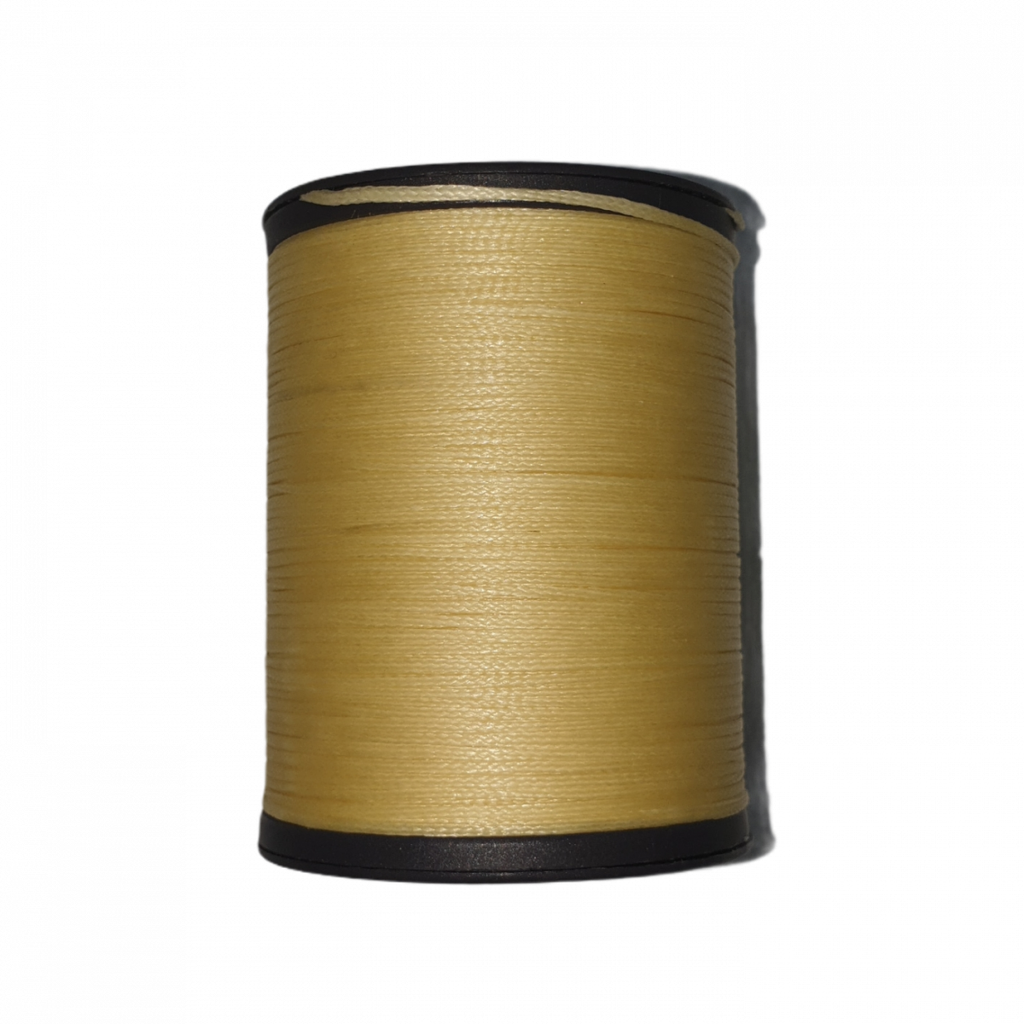 Fil V2 - Plat Tressé Ciré - Polyester - Diamètre O,8 mm - Bobine 110 mètres - DECOURT