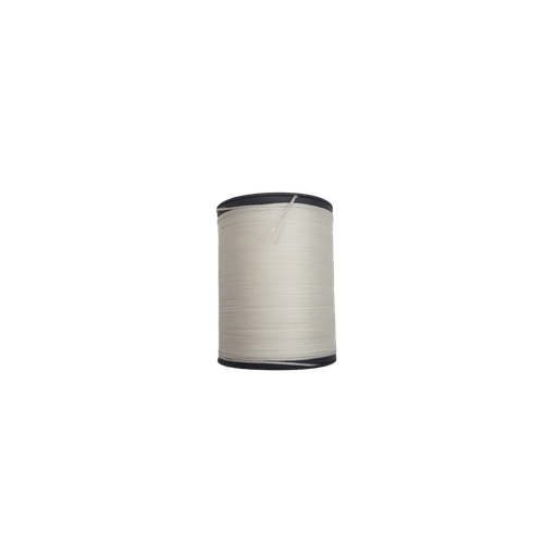 [FOUR-FIL-V2-055-140-S000] Fil  Rond Câblé Ciré - Polyester - Diamètre O,55 mm - Bobine 140 mètres - DECOURT (S000 Blanc)