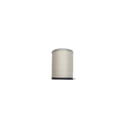 [FOUR-FIL-V2-120-60-S000] Fil plat, tressé et ciré - Polyester - 1.2mm - Bobine 60 mètres - DECOURT (S000 Blanc)