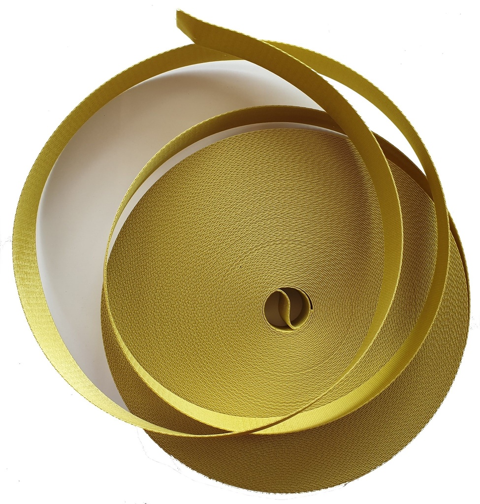 Sangle Nylon - Vert Anis - Fibre 30 mm x 1 Mètre
