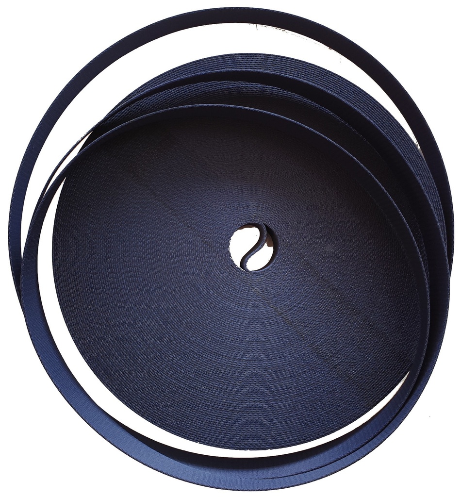 Sangle Nylon - Bleu Marine - Fibre 25 mm x 1 Mètre