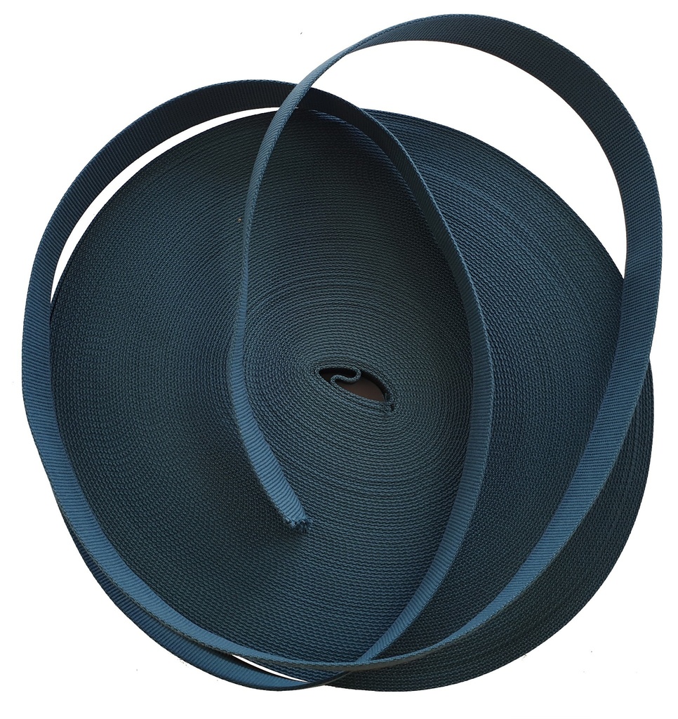 Sangle Polyester - BLEU - Fibre 25mm x 1 Mètre