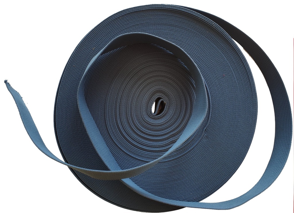 Sangle Polyester - Bleu - Fibre 40 mm x 1 Mètre