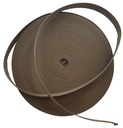 Sangle Polyester - Gris Kaki - Fibre 25 mm x 1 Mètre