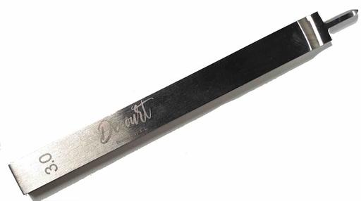 [OUTGRIFDIAMONDEC1DEN3] Griffe à Frapper Diamant " Decourt by KEVIN LEE " - N°9 - 3 mm - 1 Dent