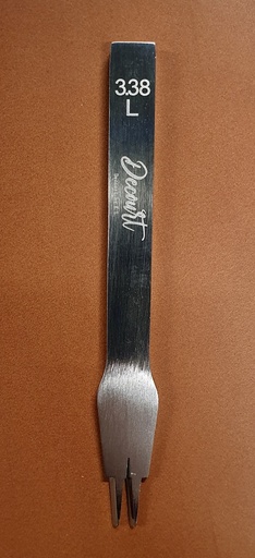 [Z01-404-3904] Griffe à Frapper - GAUCHER -  Pricking " Decourt by KEVIN LEE "  - 3,38 mm - 2 Dents
