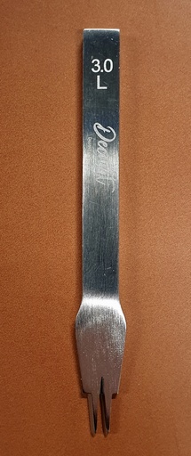 [Z01-404-3900] Griffe à Frapper - GAUCHER - Pricking " Decourt by KEVIN LEE "  - N°9 - 3 mm - 2 Dents