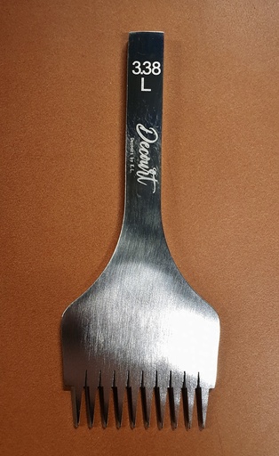 [Z01-404-3906] Griffe à Frapper - GAUCHER - Pricking " Decourt by KEVIN LEE "  - 3,38 mm - 10 Dents