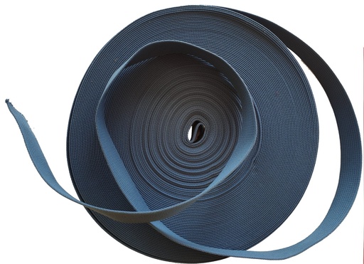 Sangle Polyester - Bleu - Fibre 40 mm x 1 Mètre