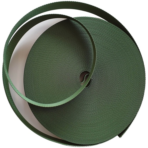 Sangle Nylon - Vert - Fibre 30 mm x 1 Mètre