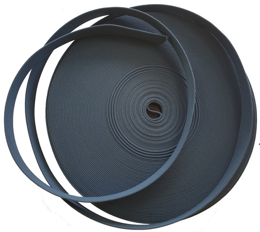 Sangle Polyester - Bleu - Fibre 30 mm X  1mètre