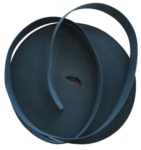Sangle Polyester - BLEU - Fibre 25mm x 1 Mètre
