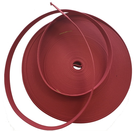 Sangle Polyester - Framboise - Fibre 30 mm x 1 Mètre