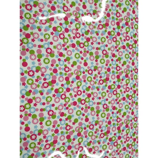 Vachette Fantaisie Vernis - Motifs Multicolores - Épaisseur 1 mm